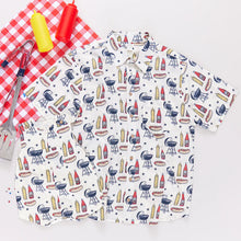 Load image into Gallery viewer, Baby Grilling Out Noah Romper
