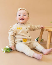 Load image into Gallery viewer, Chicken Little Embroidered Sweater Baby Cardigan (Organic)

