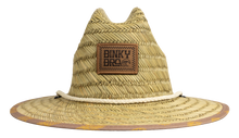 Load image into Gallery viewer, Kids Straw Sun Hat Barney Patrol - Zinked
