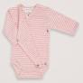 Load image into Gallery viewer, Newborn Stripe Wrap Onesie
