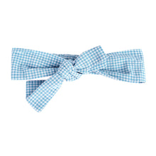 Load image into Gallery viewer, Nautical Gingham Baby Romper + Headband

