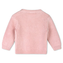 Load image into Gallery viewer, &#39;Love&#39; Embroidered Chunky Knit Baby Sweater (Organic)
