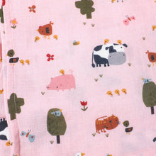 Load image into Gallery viewer, Farm Baby Organic Muslin Swaddle Blanket
