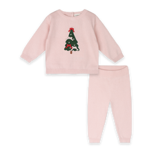Load image into Gallery viewer, Christmas Cheer 3D Baby Girl Pullover &amp; Pant SET (Organic)
