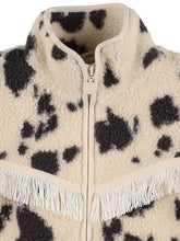 Load image into Gallery viewer, Appaloosa Teddy Jacket with Fringe
