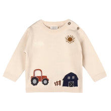 Load image into Gallery viewer, Farm Tractor Embroidered Pullover Sweater
