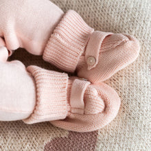 Load image into Gallery viewer, Milan Knit Cozy Baby Booties (Organic Cotton)
