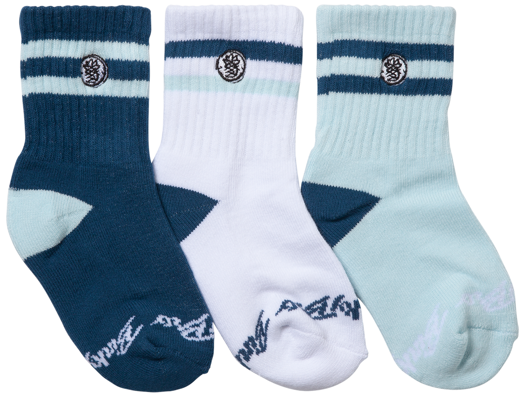 Kids Socks 3-Pack Indigo