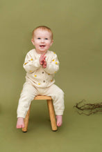 Load image into Gallery viewer, Lemon Embroidered Sweater Knit Baby Cardigan (Organic Cotton)

