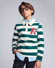 Load image into Gallery viewer, Evergreen Stripe Rugby Shirt
