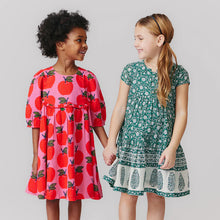 Load image into Gallery viewer, Green Garden Floral Adele Dress
