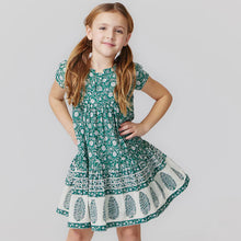 Load image into Gallery viewer, Green Garden Floral Adele Dress
