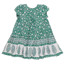 Load image into Gallery viewer, Green Garden Floral Adele Dress
