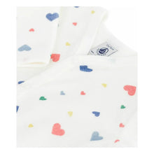 Load image into Gallery viewer, Multi Heart Velour Front-Snap Footie
