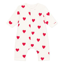 Load image into Gallery viewer, Quilted Heart Print Playsuit
