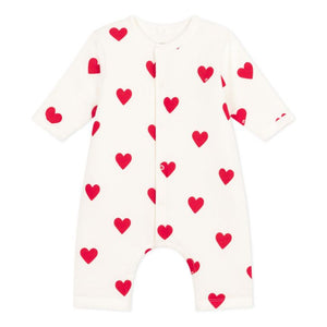 Quilted Heart Print Playsuit