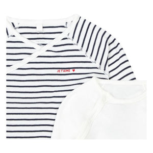Baby 3-Piece Striped Cardigan Set