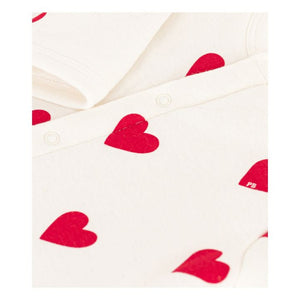 Quilted Heart Print Playsuit