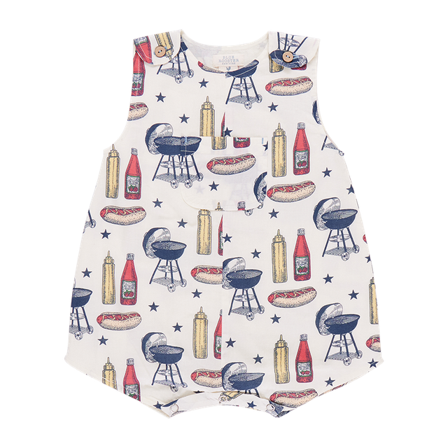 Baby Grilling Out Noah Romper