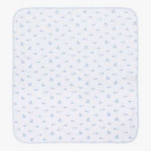 Whale Wonder Blue Blanket