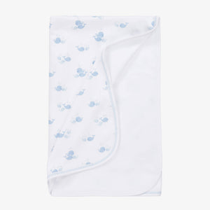 Whale Wonder Blue Blanket