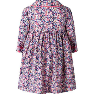Baby Floral Smocked Button-Front Dress