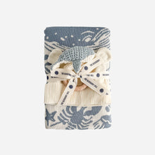 Load image into Gallery viewer, Nautical Blanket Gift Set with Teether
