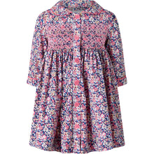 Load image into Gallery viewer, Baby Floral Smocked Button-Front Dress

