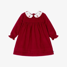 Load image into Gallery viewer, Baby Girl Corduroy Dress with Collar

