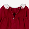 Baby Girl Corduroy Dress with Collar