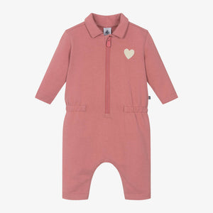 Organic Cotton Zip Up Jumpsuit