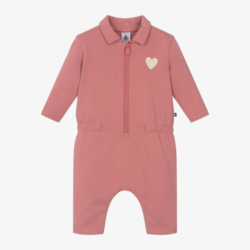 Organic Cotton Zip Up Jumpsuit