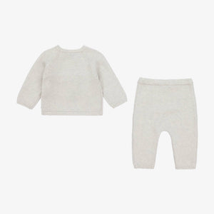 Baby 2-Piece Grey Whale Sweater and Pants Set