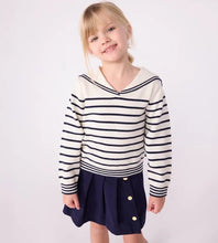 Load image into Gallery viewer, Striped Sailor Collar Sweater
