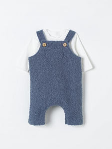 Baby Two-Piece Boucle Overall Set