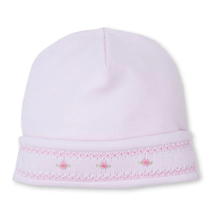 Pink Hand-Smocked Bishop Hat