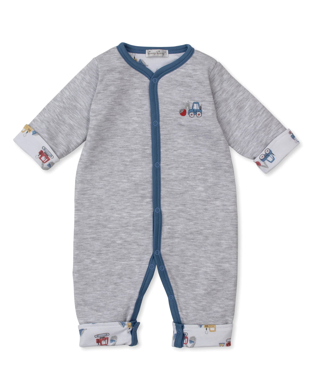 Construction Diggers Reversible Playsuit