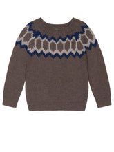 Load image into Gallery viewer, Llama Raglan Brown Sweater
