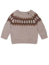 Load image into Gallery viewer, Baby Llama Raglan Sand Sweater
