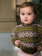 Load image into Gallery viewer, Baby Alpaca Pattern Truffle Sweater
