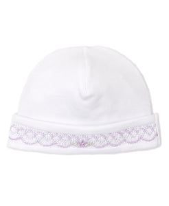 Baby Girl Bishop Hat with Hand Smocking