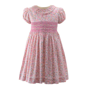 Flowerette Smocked Dress and Bloomers