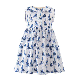 Baby Sailboat Jersey Dress