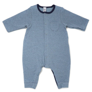 Baby Long Sleeve Striped Jumpsuit