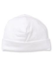 Load image into Gallery viewer, CLB Fall Bishop Hat with Hand Smocking in White and Pink
