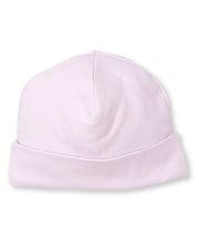 Load image into Gallery viewer, CLB Fall Bishop Hat with Hand Smocking in Pink
