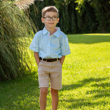 Load image into Gallery viewer, Gingham Short-Sleeve Shirt
