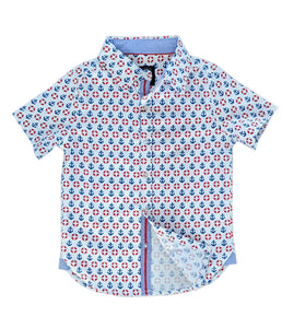 Nautical Short-Sleeve Shirt