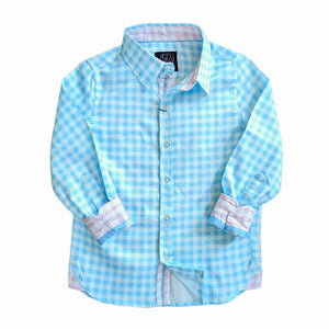Gingham Long-Sleeve Shirt