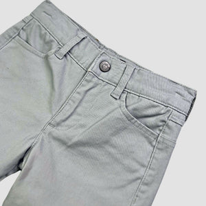 Skinny Twill Pants- Light Grey